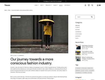 Trevox WordPress Theme