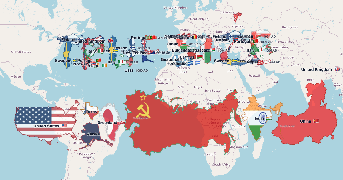 TrueSize — Real Size Comparison Tool