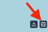 แผงส่งออกแสดงตัวเลือกการดาวน์โหลด GeoJSON