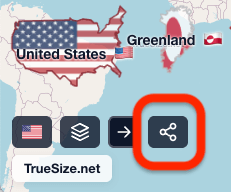 Dialóg zdieľania ukazujúci možnosť kopírovania URL